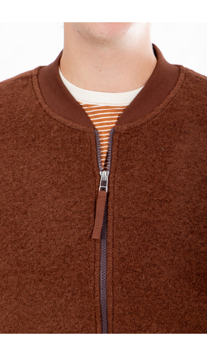Universal Works Universal Works Gilet / Zip Waistcoat / Cacao Universal Works Universal Works Gilet / Zip Waistcoat / Cacao
