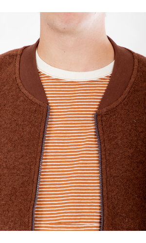 Universal Works Universal Works Gilet / Zip Waistcoat / Cacao Universal Works Universal Works Gilet / Zip Waistcoat / Cacao