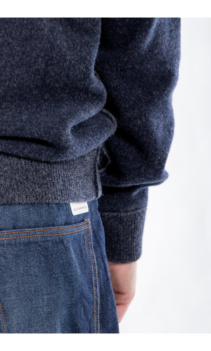 Roberto Collina Roberto Collina Trui / 263MYB15001 / Navy-Grijs Roberto Collina Roberto Collina Trui / 263MYB15001 / Navy-Grijs