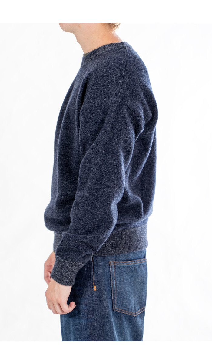 Roberto Collina Roberto Collina Trui / 263MYB15001 / Navy-Grijs Roberto Collina Roberto Collina Trui / 263MYB15001 / Navy-Grijs