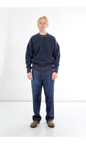 Roberto Collina Roberto Collina Trui / 263MYB15001 / Navy-Grijs Roberto Collina Roberto Collina Trui / 263MYB15001 / Navy-Grijs