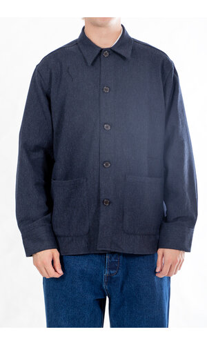 Universal Works Universal Works Jacke / Travail Overshirt / Navy Universal Works Universal Works Jacke / Travail Overshirt / Navy