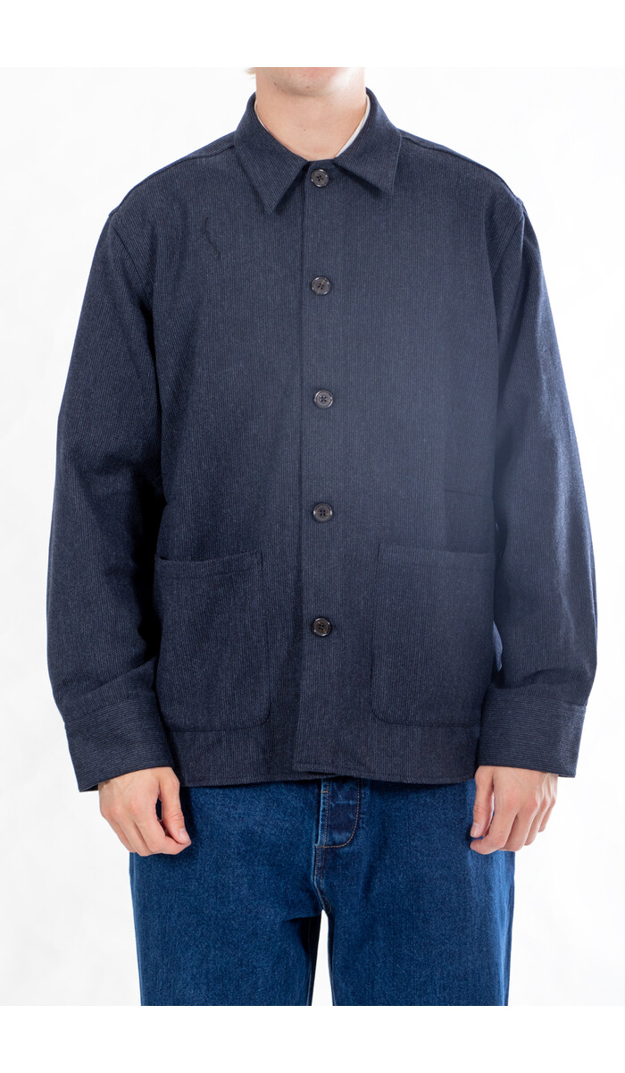 Universal Works Universal Works Jacke / Travail Overshirt / Navy Universal Works Universal Works Jacke / Travail Overshirt / Navy