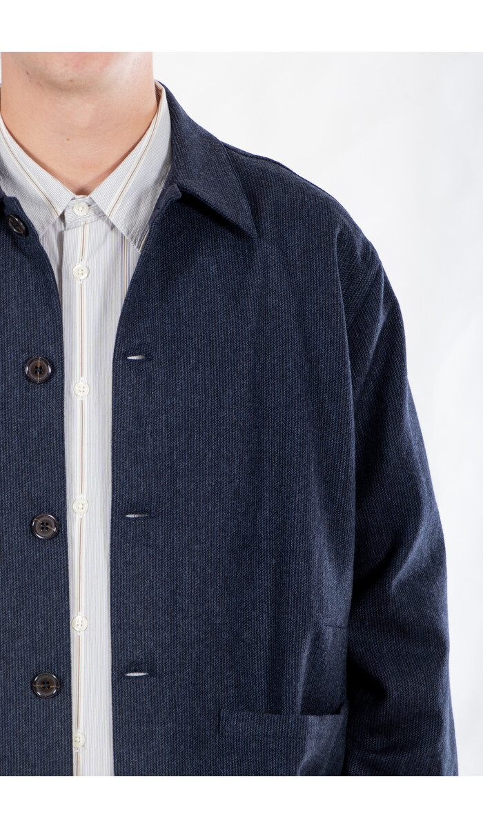 Universal Works Universal Works Jacke / Travail Overshirt / Navy Universal Works Universal Works Jacke / Travail Overshirt / Navy