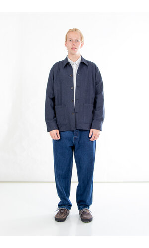 Universal Works Universal Works Jacke / Travail Overshirt / Navy Universal Works Universal Works Jacke / Travail Overshirt / Navy