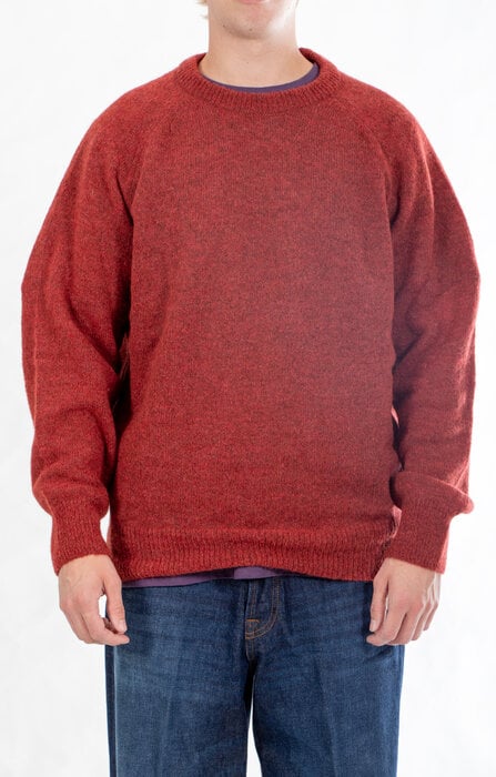 Universal Works Universal Works Sweater / Lyon Crew / Grapefruit Universal Works Universal Works Sweater / Lyon Crew / Grapefruit