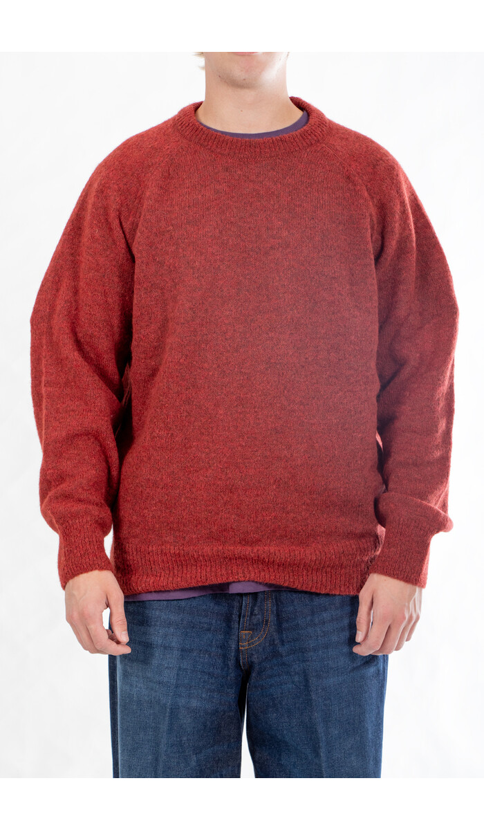 Universal Works Universal Works Pullover / Lyon Crew / Grapefruit Universal Works Universal Works Pullover / Lyon Crew / Grapefruit