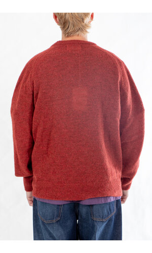Universal Works Universal Works Pullover / Lyon Crew / Grapefruit Universal Works Universal Works Pullover / Lyon Crew / Grapefruit