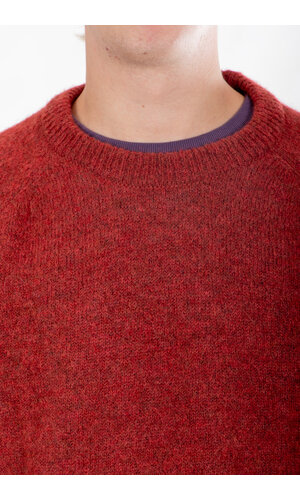 Universal Works Universal Works Pullover / Lyon Crew / Grapefruit Universal Works Universal Works Pullover / Lyon Crew / Grapefruit