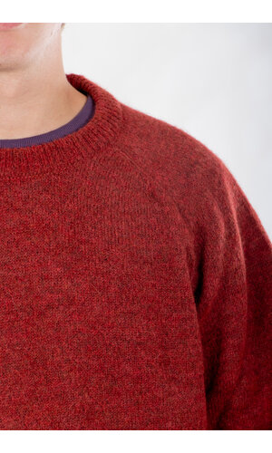 Universal Works Universal Works Pullover / Lyon Crew / Grapefruit Universal Works Universal Works Pullover / Lyon Crew / Grapefruit