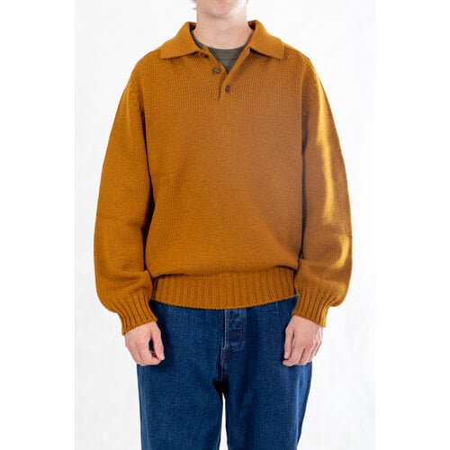 Universal Works Universal Works Pullover / Curtis Sweater / Gold Universal Works Universal Works Pullover / Curtis Sweater / Gold
