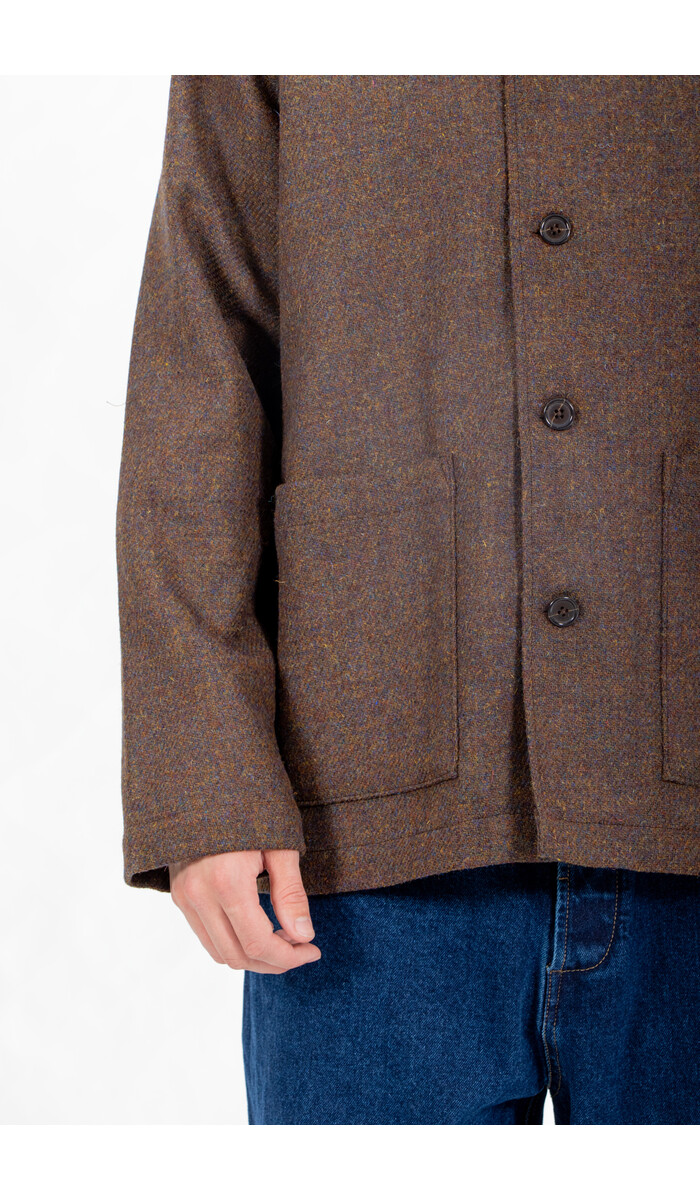 Universal Works Universal Works Jacke / Easy Jacket / Braun Universal Works Universal Works Jacke / Easy Jacket / Braun