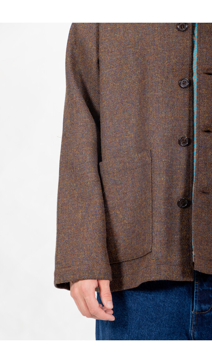 Universal Works Universal Works Jacke / Easy Jacket / Braun Universal Works Universal Works Jacke / Easy Jacket / Braun
