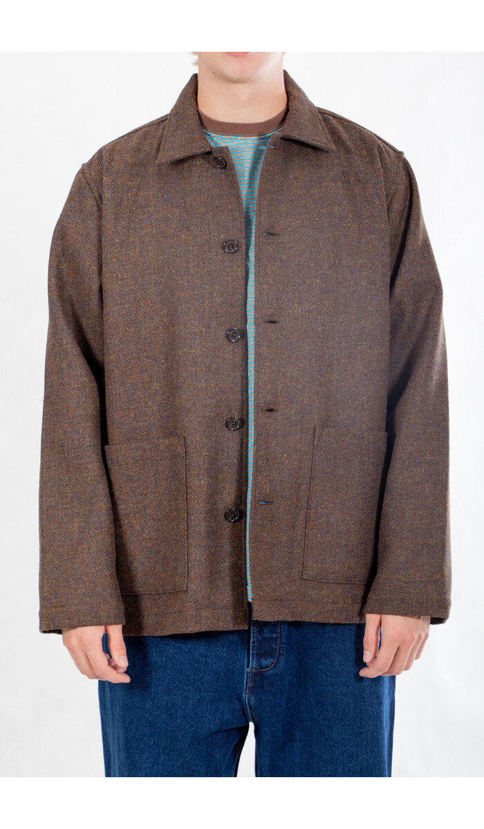 Universal Works Universal Works Jacke / Easy Jacket / Braun Universal Works Universal Works Jacke / Easy Jacket / Braun