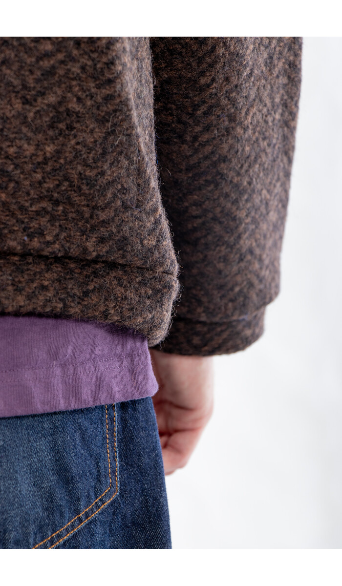 Universal Works Universal Works Vest / Advance Cardigan / Brown Universal Works Universal Works Vest / Advance Cardigan / Brown