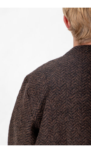 Universal Works Universal Works Vest / Advance Cardigan / Brown Universal Works Universal Works Vest / Advance Cardigan / Brown