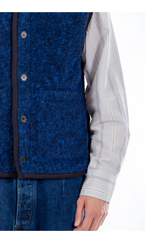 Universal Works Universal Works Gilet / Lancaster Gilet / Blau Universal Works Universal Works Gilet / Lancaster Gilet / Blau