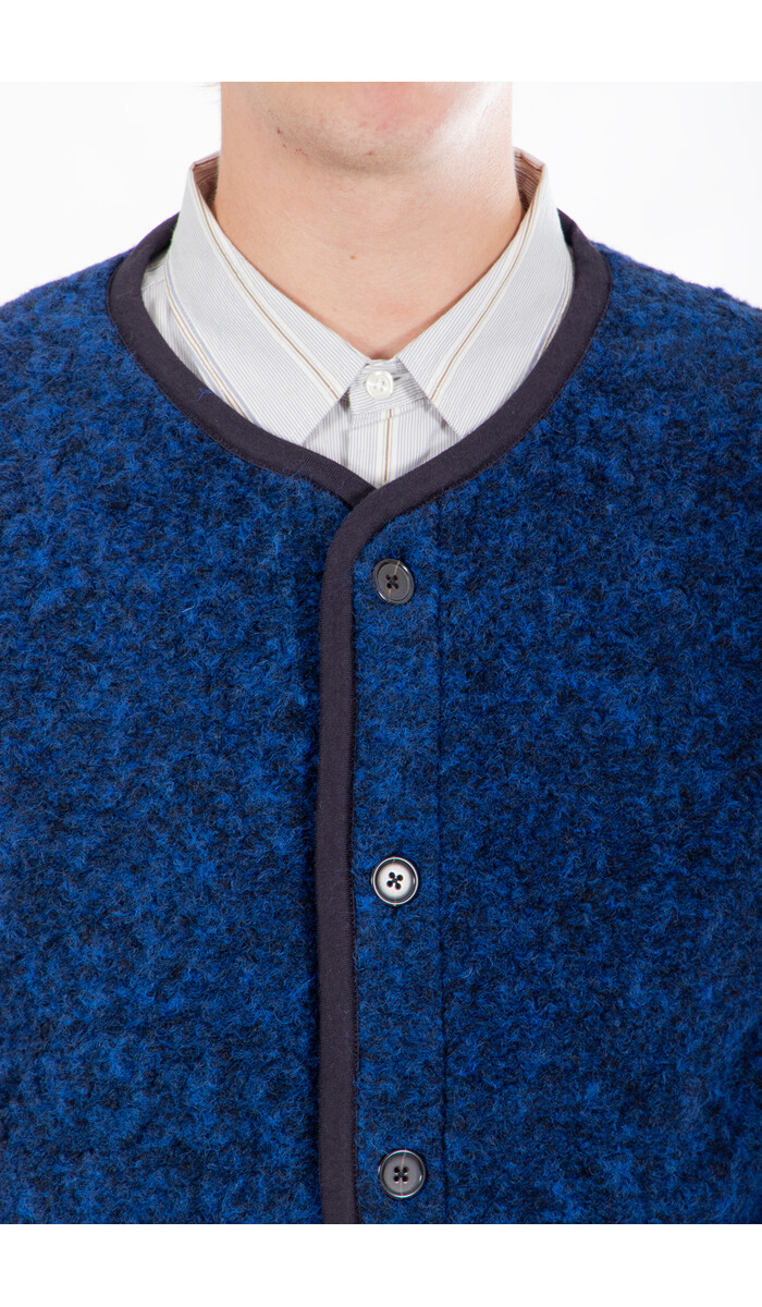 Universal Works Universal Works Gilet / Lancaster Gilet / Blau Universal Works Universal Works Gilet / Lancaster Gilet / Blau