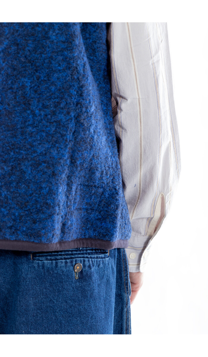 Universal Works Universal Works Gilet / Lancaster Gilet / Blau Universal Works Universal Works Gilet / Lancaster Gilet / Blau