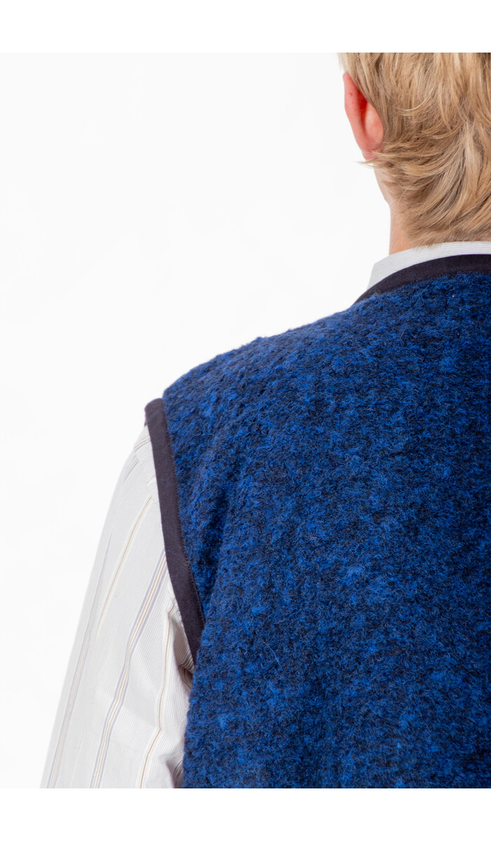 Universal Works Universal Works Gilet / Lancaster Gilet / Blau Universal Works Universal Works Gilet / Lancaster Gilet / Blau