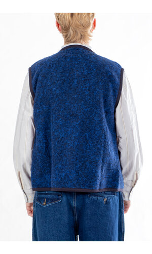 Universal Works Universal Works Gilet / Lancaster Gilet / Blau Universal Works Universal Works Gilet / Lancaster Gilet / Blau
