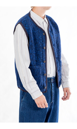 Universal Works Universal Works Gilet / Lancaster Gilet / Blau Universal Works Universal Works Gilet / Lancaster Gilet / Blau