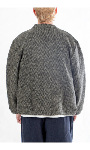 Universal Works Universal Works Strickjacke / Advance Cardigan / Oliv Universal Works Universal Works Strickjacke / Advance Cardigan / Oliv