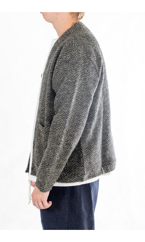 Universal Works Universal Works Strickjacke / Advance Cardigan / Oliv Universal Works Universal Works Strickjacke / Advance Cardigan / Oliv
