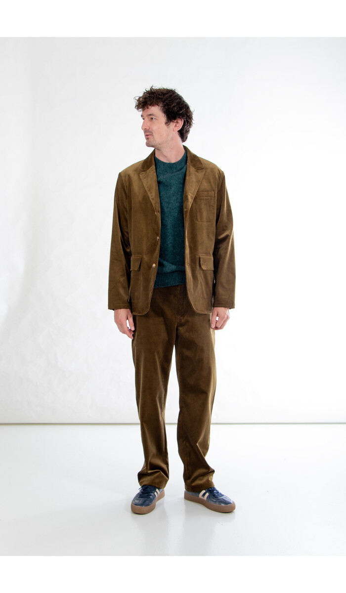 De Bonne Facture De Bonne Facture Colbert / Metier Jacket / Khaki De Bonne Facture De Bonne Facture Colbert / Metier Jacket / Khaki