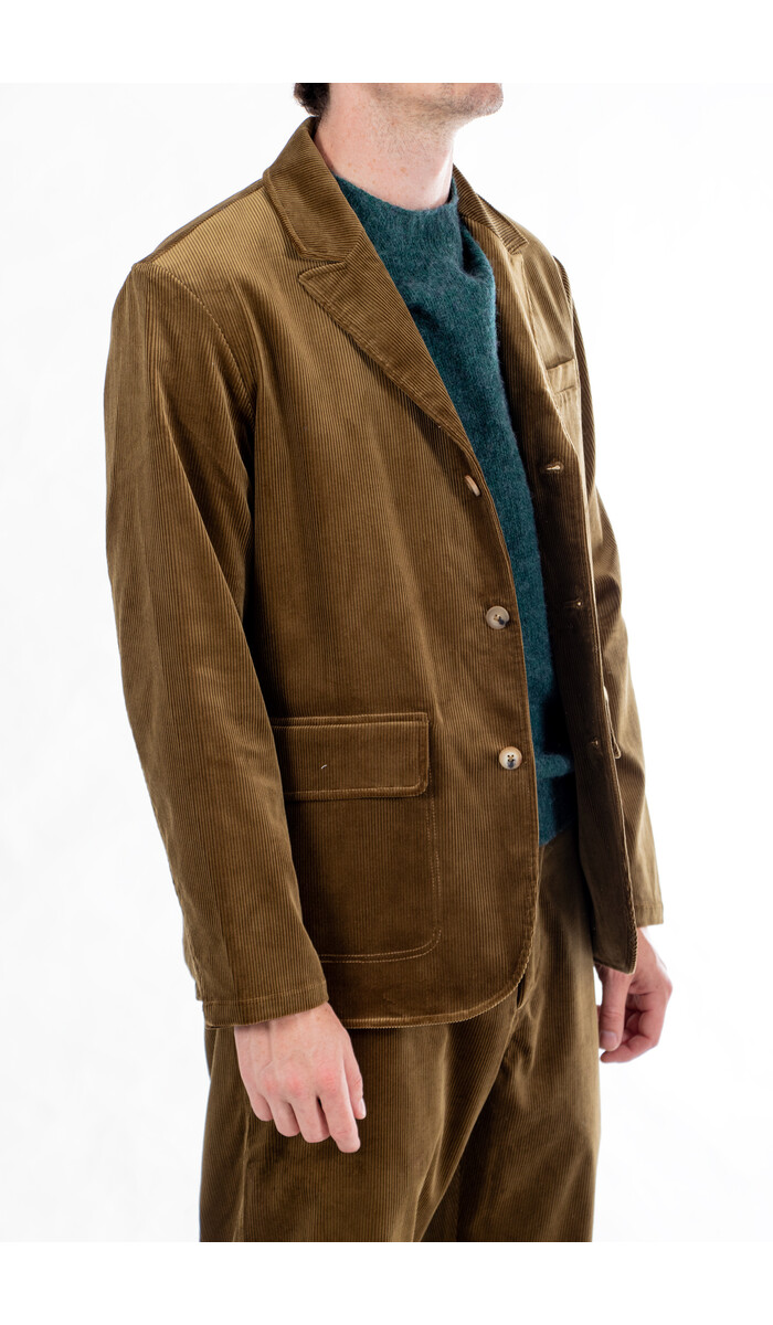 De Bonne Facture De Bonne Facture Colbert / Metier Jacket / Khaki De Bonne Facture De Bonne Facture Colbert / Metier Jacket / Khaki