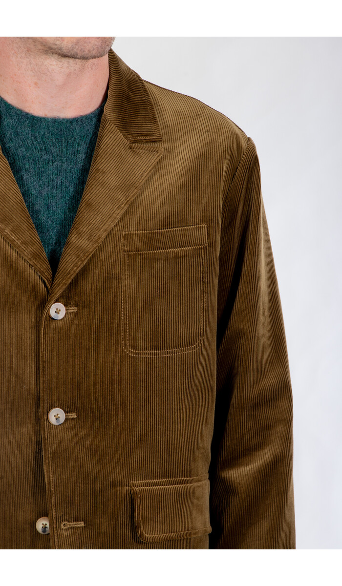 De Bonne Facture De Bonne Facture Colbert / Metier Jacket / Khaki De Bonne Facture De Bonne Facture Colbert / Metier Jacket / Khaki
