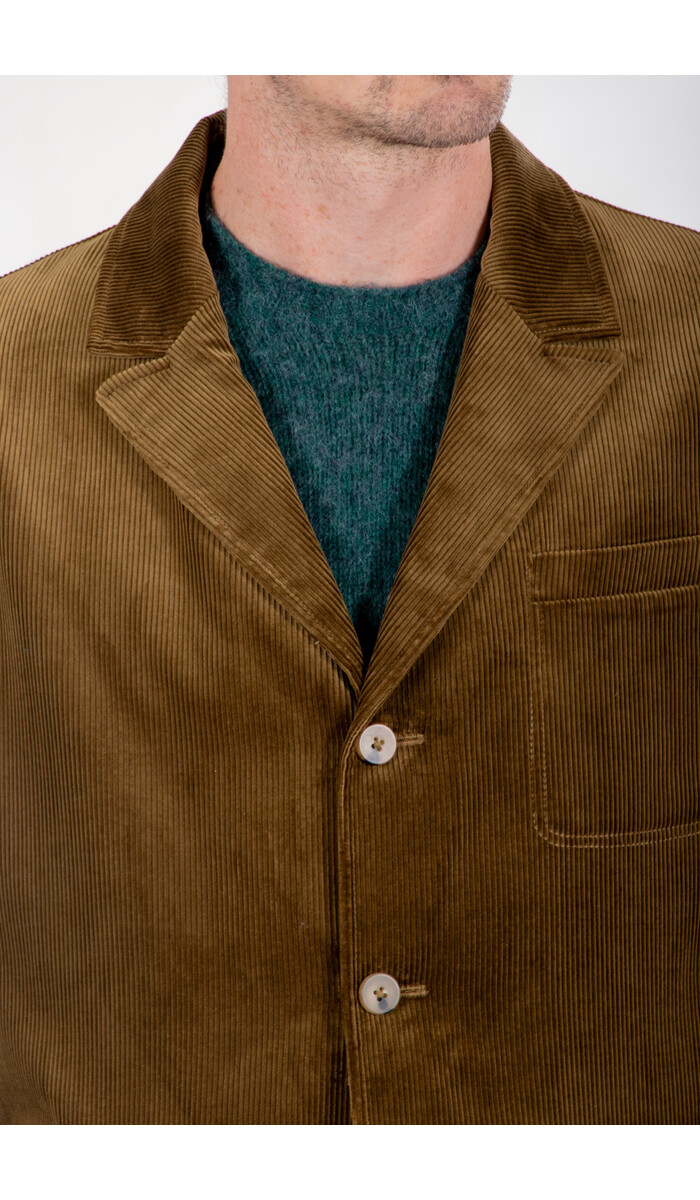De Bonne Facture De Bonne Facture Colbert / Metier Jacket / Khaki De Bonne Facture De Bonne Facture Colbert / Metier Jacket / Khaki