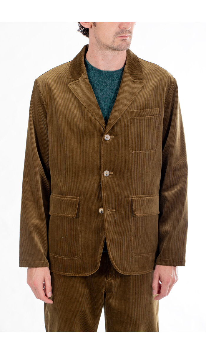 De Bonne Facture De Bonne Facture Colbert / Metier Jacket / Khaki De Bonne Facture De Bonne Facture Colbert / Metier Jacket / Khaki