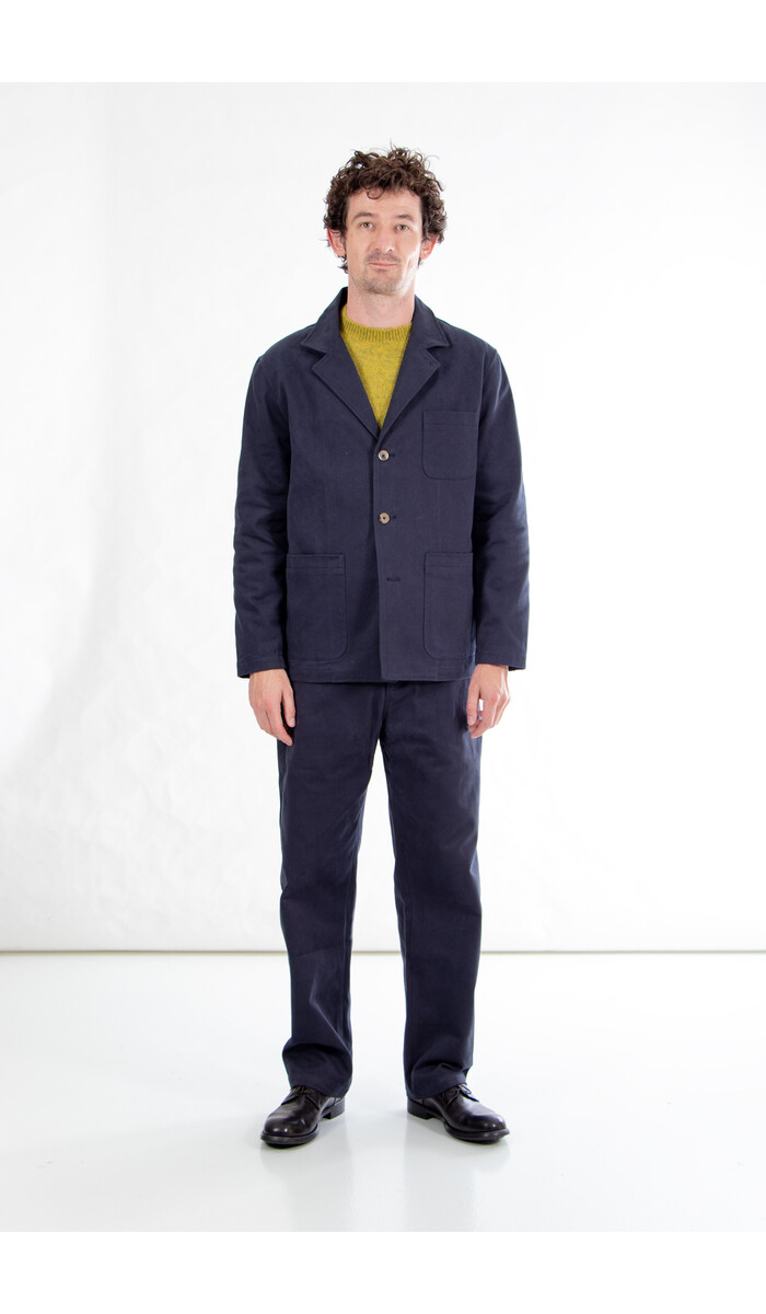 De Bonne Facture De Bonne Facture Colbert / Traveler Jacket / Navy De Bonne Facture De Bonne Facture Colbert / Traveler Jacket / Navy