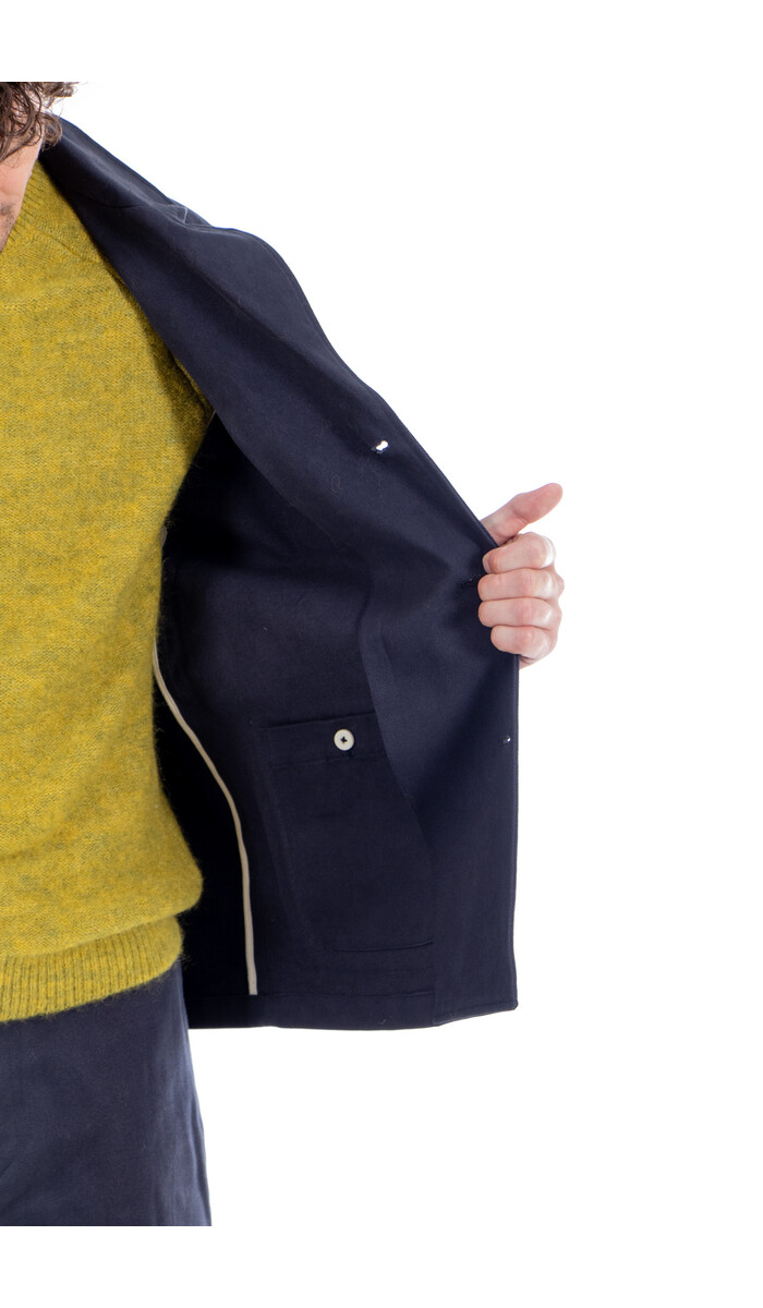De Bonne Facture De Bonne Facture Colbert / Traveler Jacket / Navy De Bonne Facture De Bonne Facture Colbert / Traveler Jacket / Navy