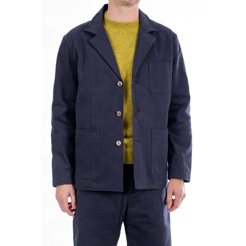 De Bonne Facture De Bonne Facture Sakkko / Traveler Jacket / Navy De Bonne Facture De Bonne Facture Sakkko / Traveler Jacket / Navy