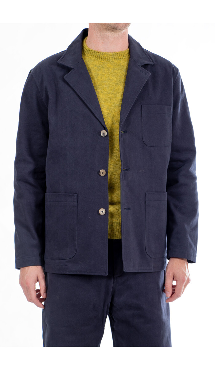 De Bonne Facture De Bonne Facture Colbert / Traveler Jacket / Navy De Bonne Facture De Bonne Facture Colbert / Traveler Jacket / Navy