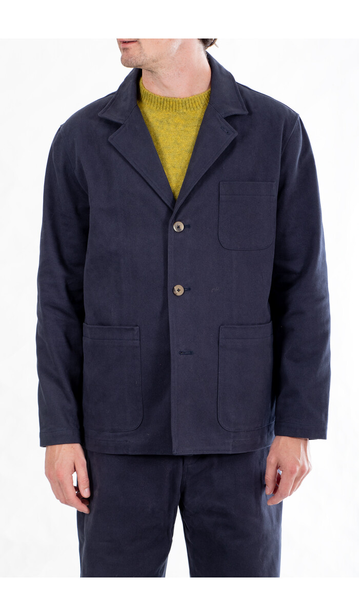 De Bonne Facture De Bonne Facture Colbert / Traveler Jacket / Navy De Bonne Facture De Bonne Facture Colbert / Traveler Jacket / Navy