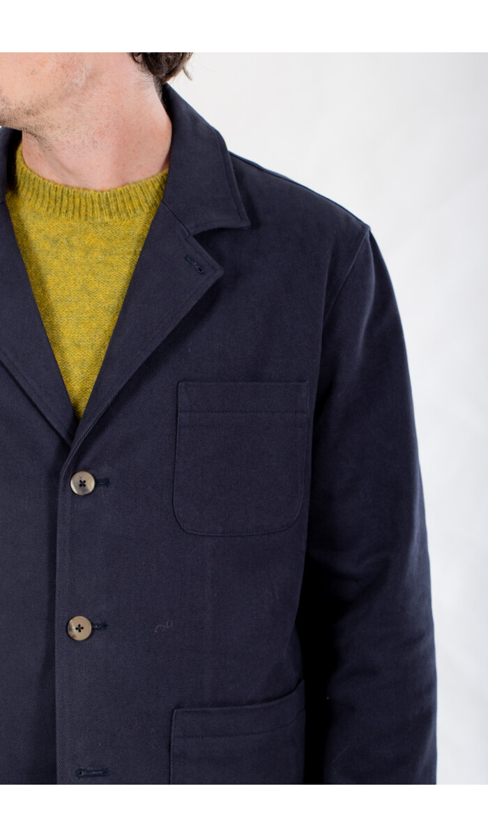 De Bonne Facture De Bonne Facture Colbert / Traveler Jacket / Navy De Bonne Facture De Bonne Facture Colbert / Traveler Jacket / Navy