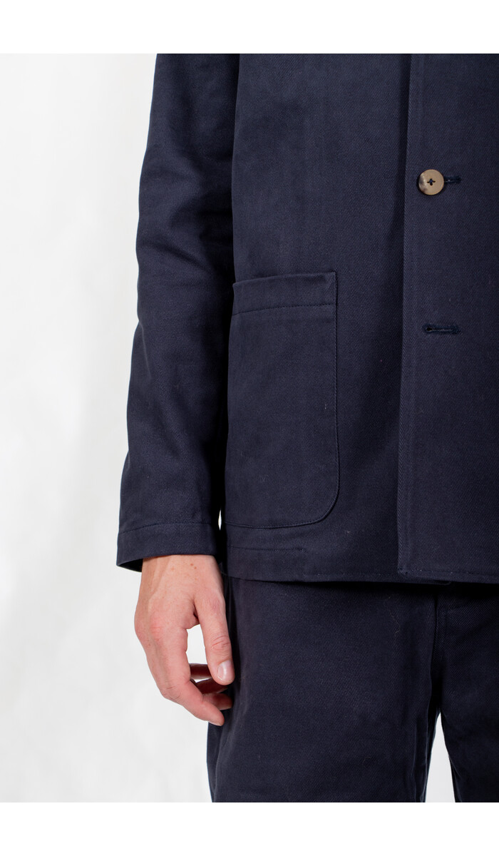 De Bonne Facture De Bonne Facture Colbert / Traveler Jacket / Navy De Bonne Facture De Bonne Facture Colbert / Traveler Jacket / Navy
