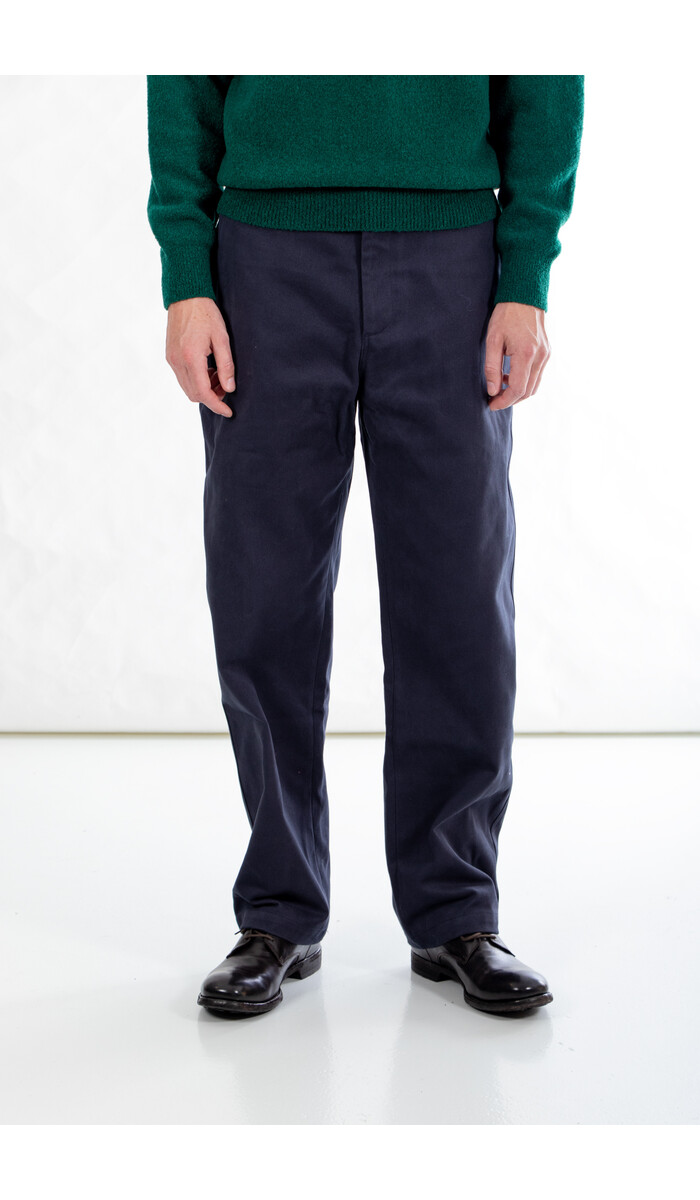 De Bonne Facture De Bonne Facture Broek / Balloon Trousers / Navy De Bonne Facture De Bonne Facture Broek / Balloon Trousers / Navy