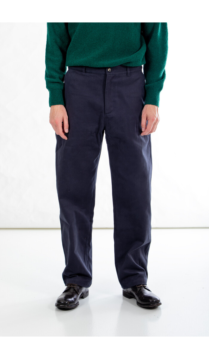 De Bonne Facture De Bonne Facture Broek / Balloon Trousers / Navy De Bonne Facture De Bonne Facture Broek / Balloon Trousers / Navy