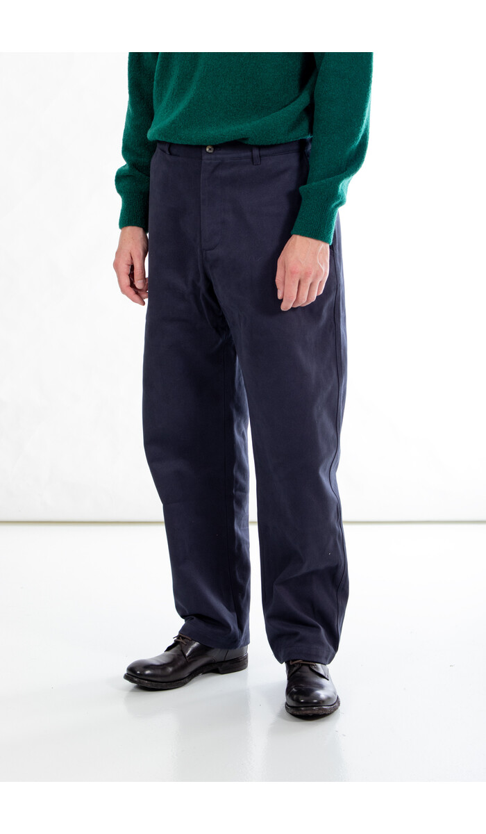 De Bonne Facture De Bonne Facture Broek / Balloon Trousers / Navy De Bonne Facture De Bonne Facture Broek / Balloon Trousers / Navy