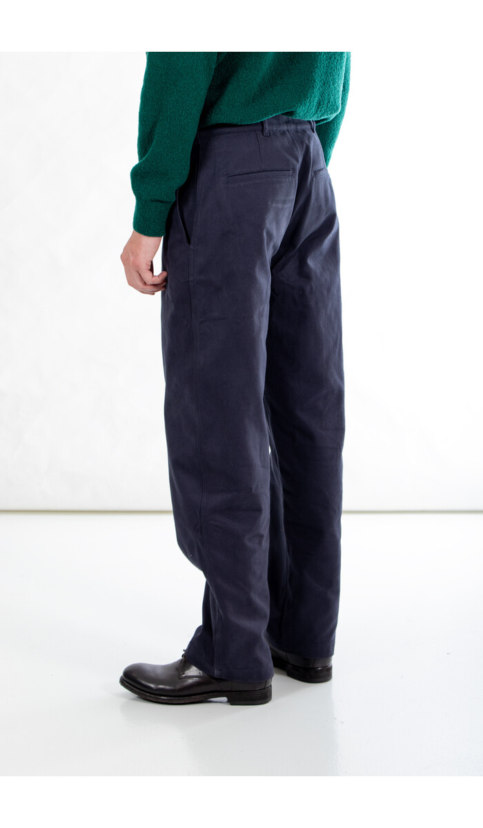 De Bonne Facture De Bonne Facture Broek / Balloon Trousers / Navy De Bonne Facture De Bonne Facture Broek / Balloon Trousers / Navy