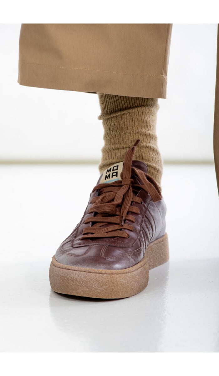 Moma Moma Sneaker / 51601A / Roodbruin