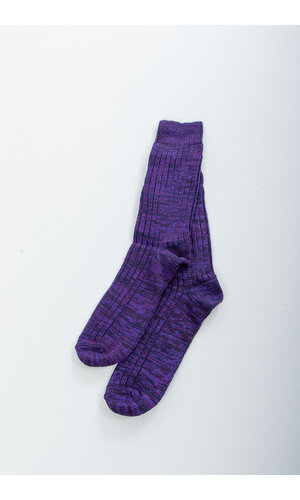 Escuyer Escuyer Socke / Melange Blend / Lila Blau