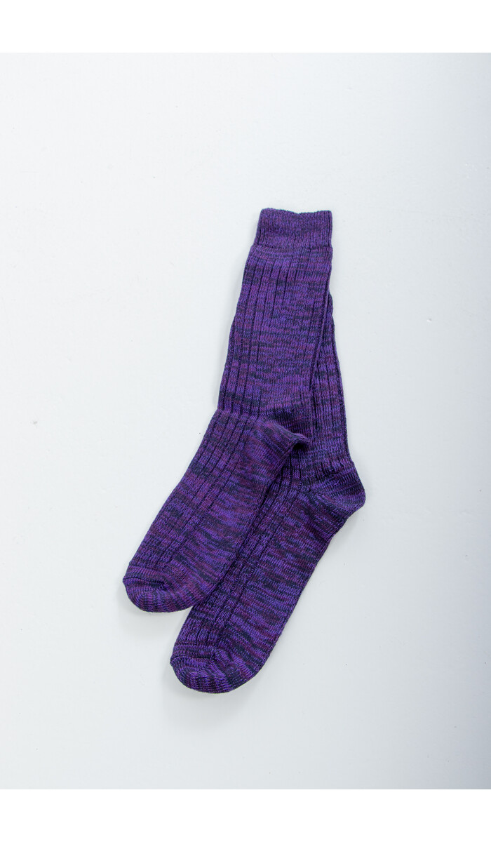 Escuyer Escuyer Socke / Melange Blend / Lila Blau