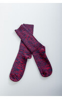 Escuyer Socke / Melange Blend / Rot Blau