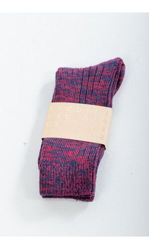 Escuyer Escuyer Socke / Melange Blend / Rot Blau