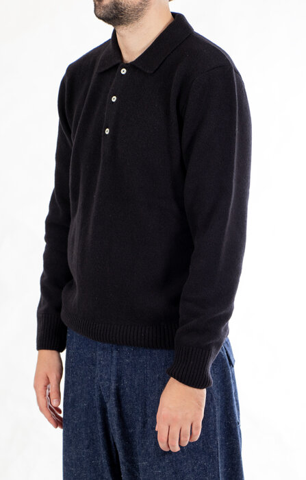 Parages Parages Polo / Luke Jumper / Schwarz Parages Parages Polo / Luke Jumper / Schwarz